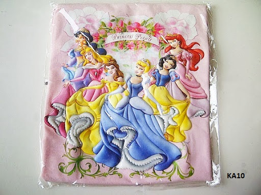 baju kaos cinderella anak